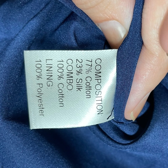 Wai Ming Halter Blue Dress Sz 2 - Picture 11 of 13